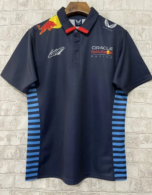 F1 Red Bull Verstappen Round Collar Jersey 24