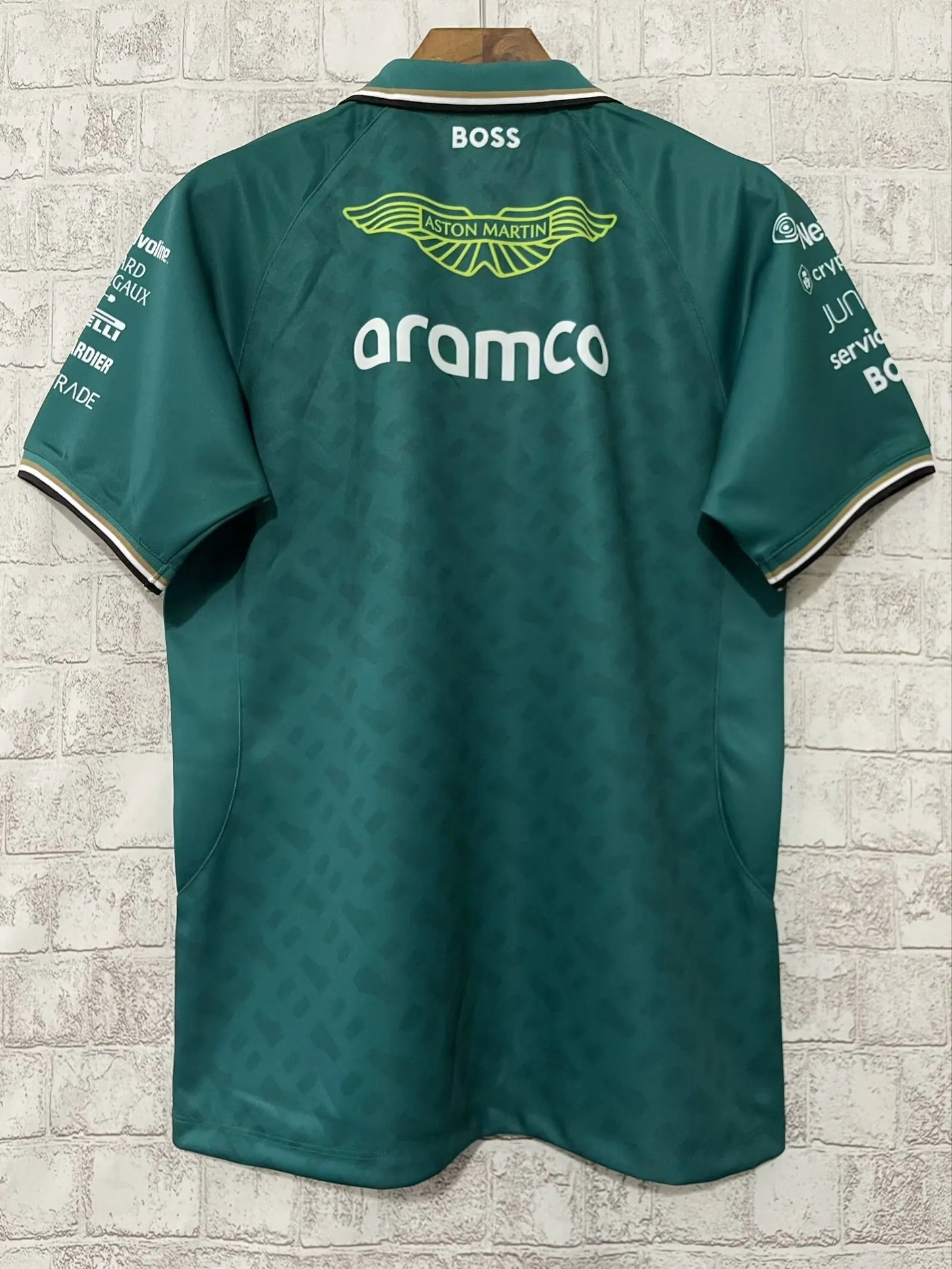 F1 Aston martin Green Turndown jerseys 24