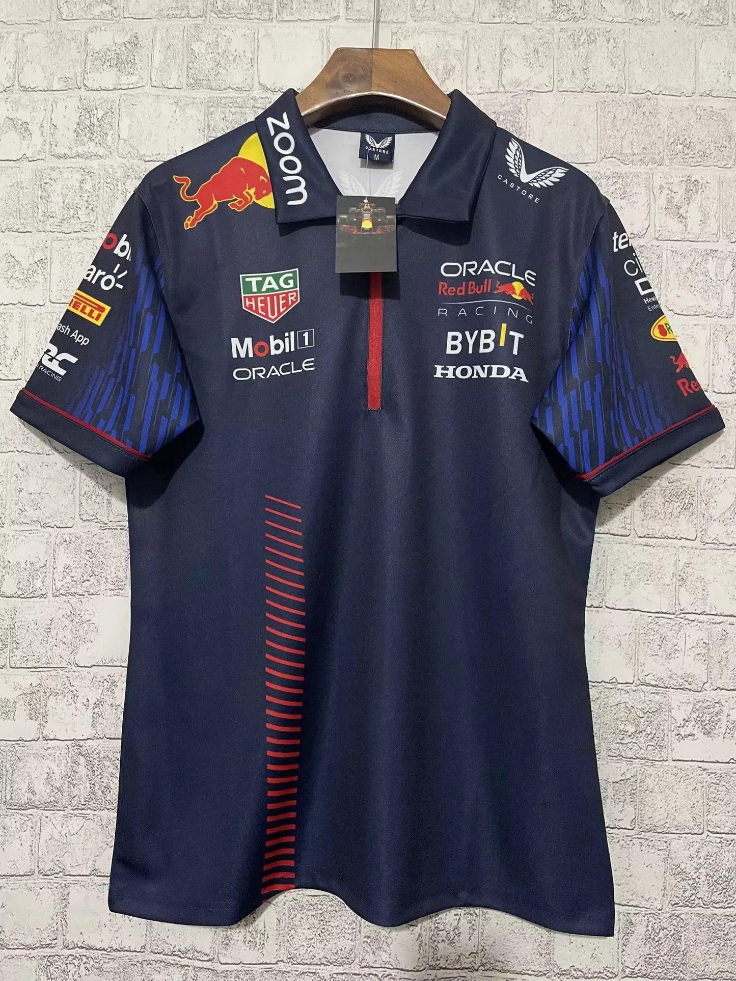 F1 Red Bull Half-Zip Polo Shirt 23