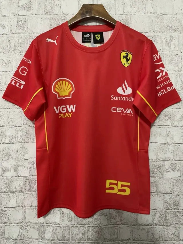 F1 Ferrari Red Charles Leclerc -16 Jersey  23/24