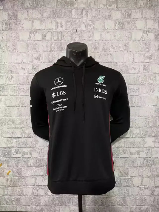 Mercedes Black Formula One Hoodie 22