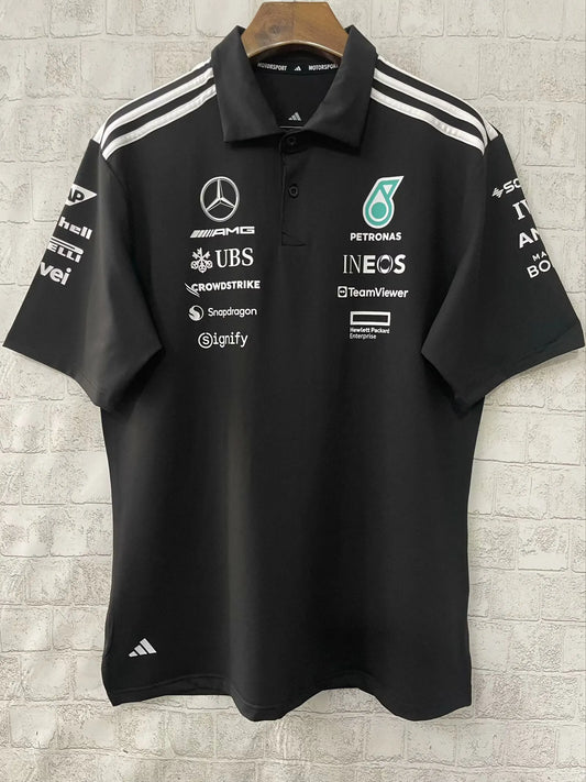 F1 Mercedes Black Racing Jersey 25