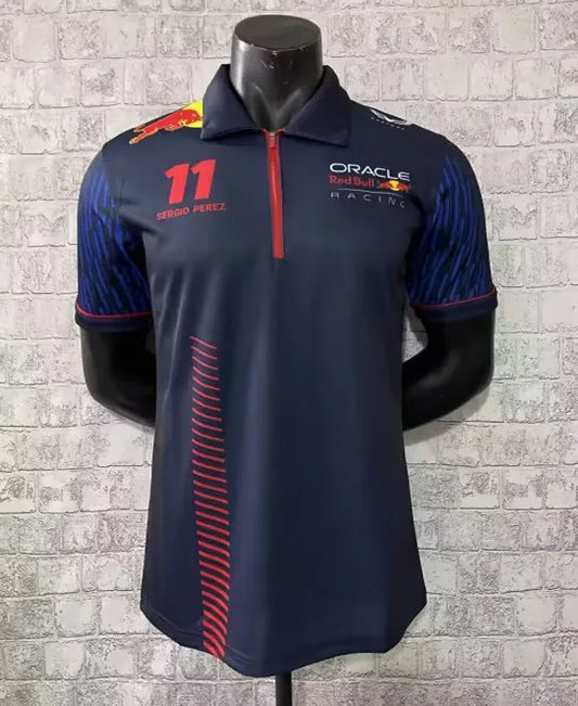 F1 Red Bull Sergio Pérez  Half-Zip Polo Shirt 23