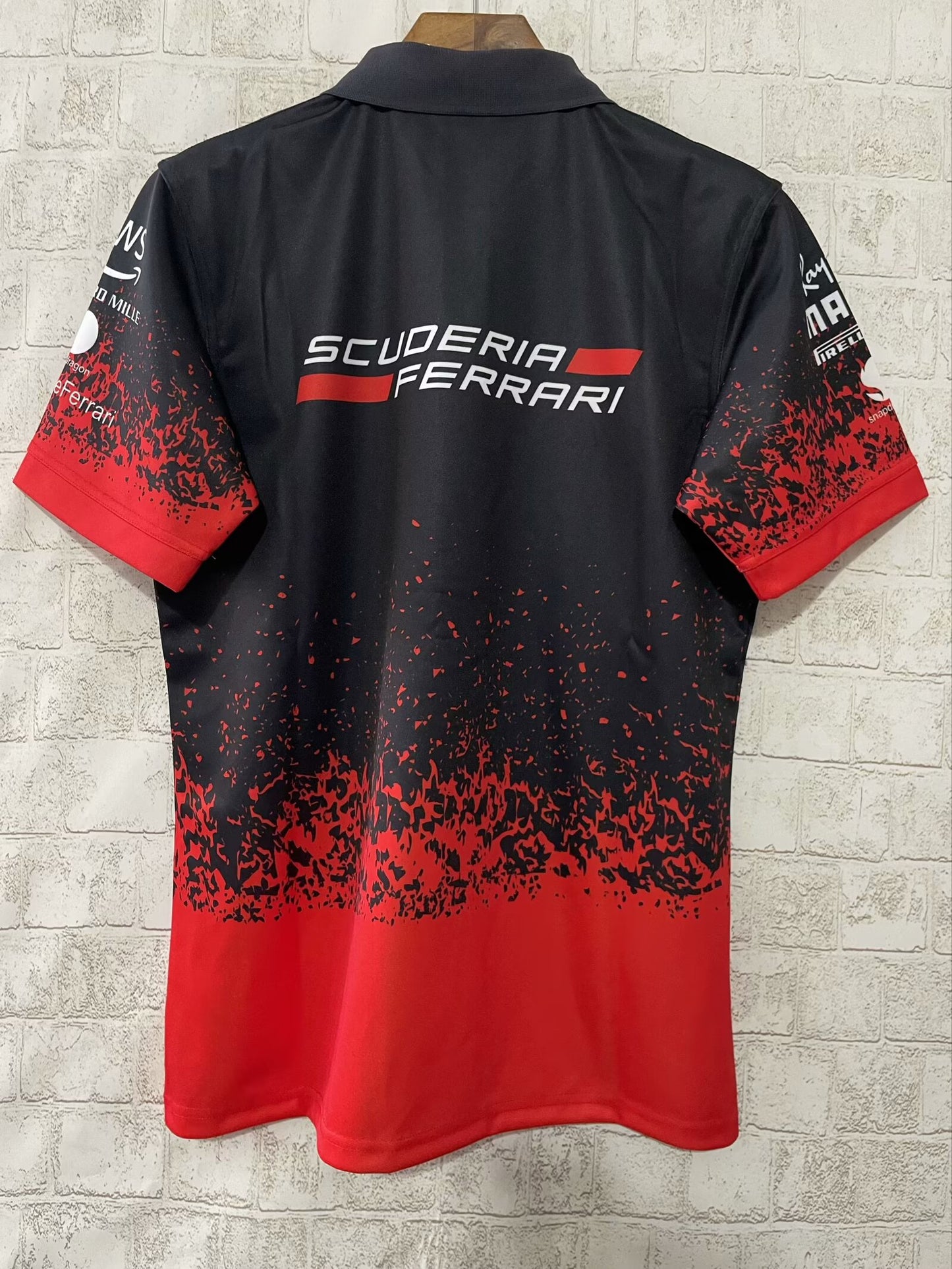 F1 Ferrari Red & Black Racing jersey 25