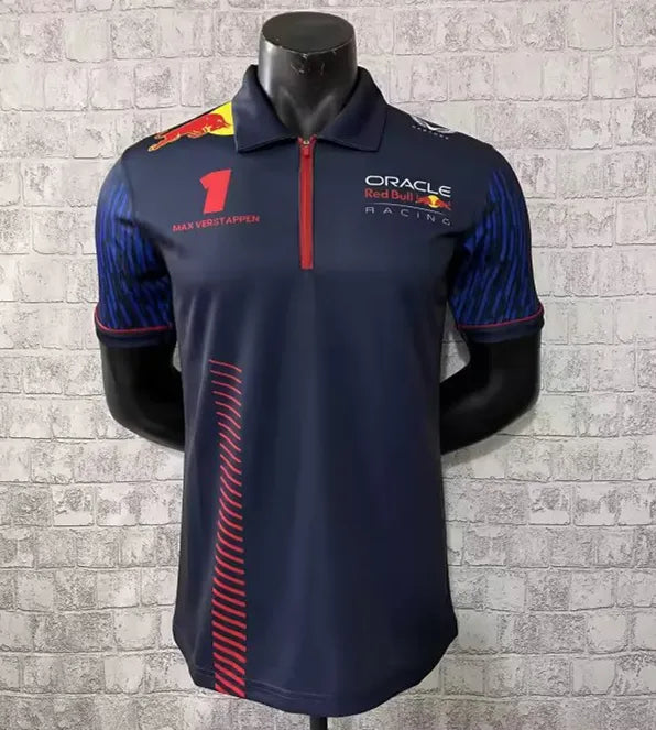 F1 Max Verstappen Red Bull Racing 2023 Half-Zip Polo Shirt