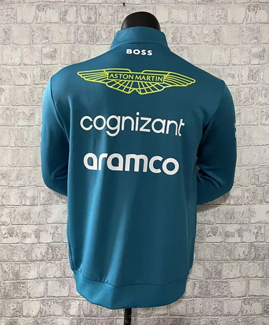 Aston Martin Green Formula One Quarter Zip 23