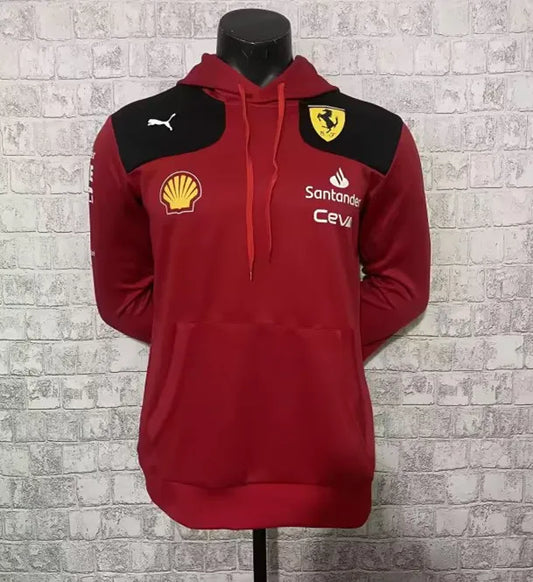 ferrari Red Formula One Hoodies 23