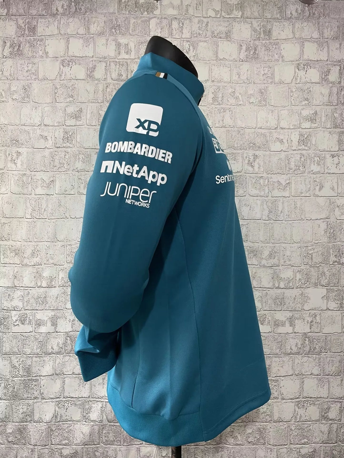 Aston Martin Green Formula One Quarter Zip 23