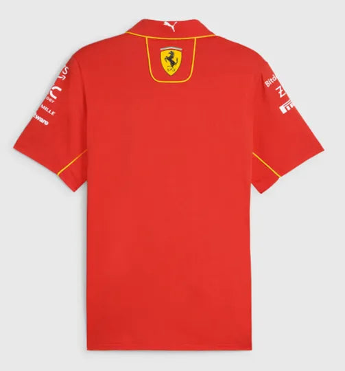 F1 Ferrari Red collared Jersey 24