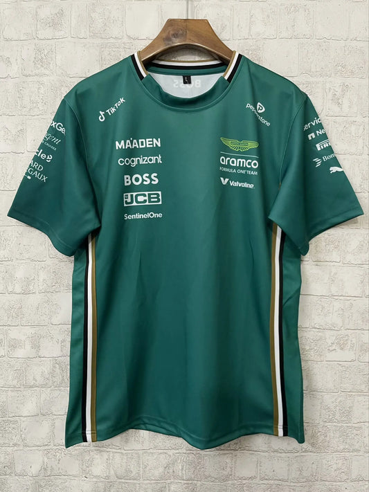 Aston Martin Round Collared Formula One Jersey 25