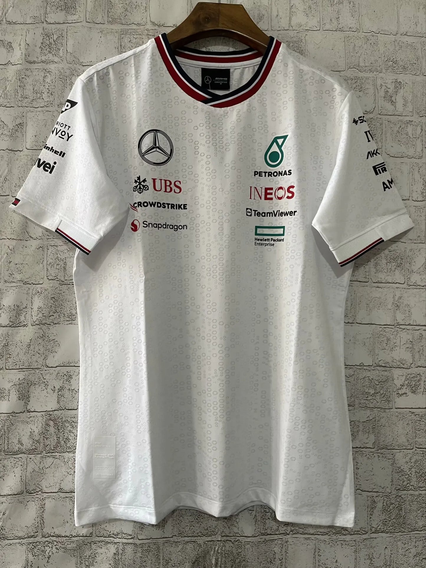 F1 Mercedes White Jersey 24