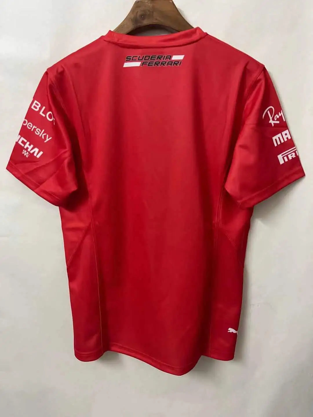 F1 Ferrari Red Round Collar Jersey 21/22