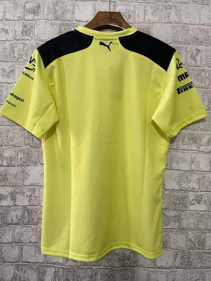 F1 Ferrari Yellow Racing Jerseys 21/22