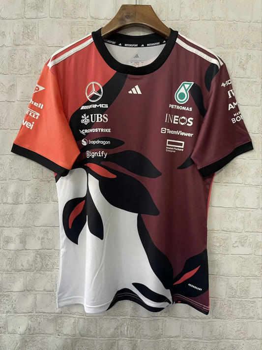 F1 Mercedes Red Racing jersey 25