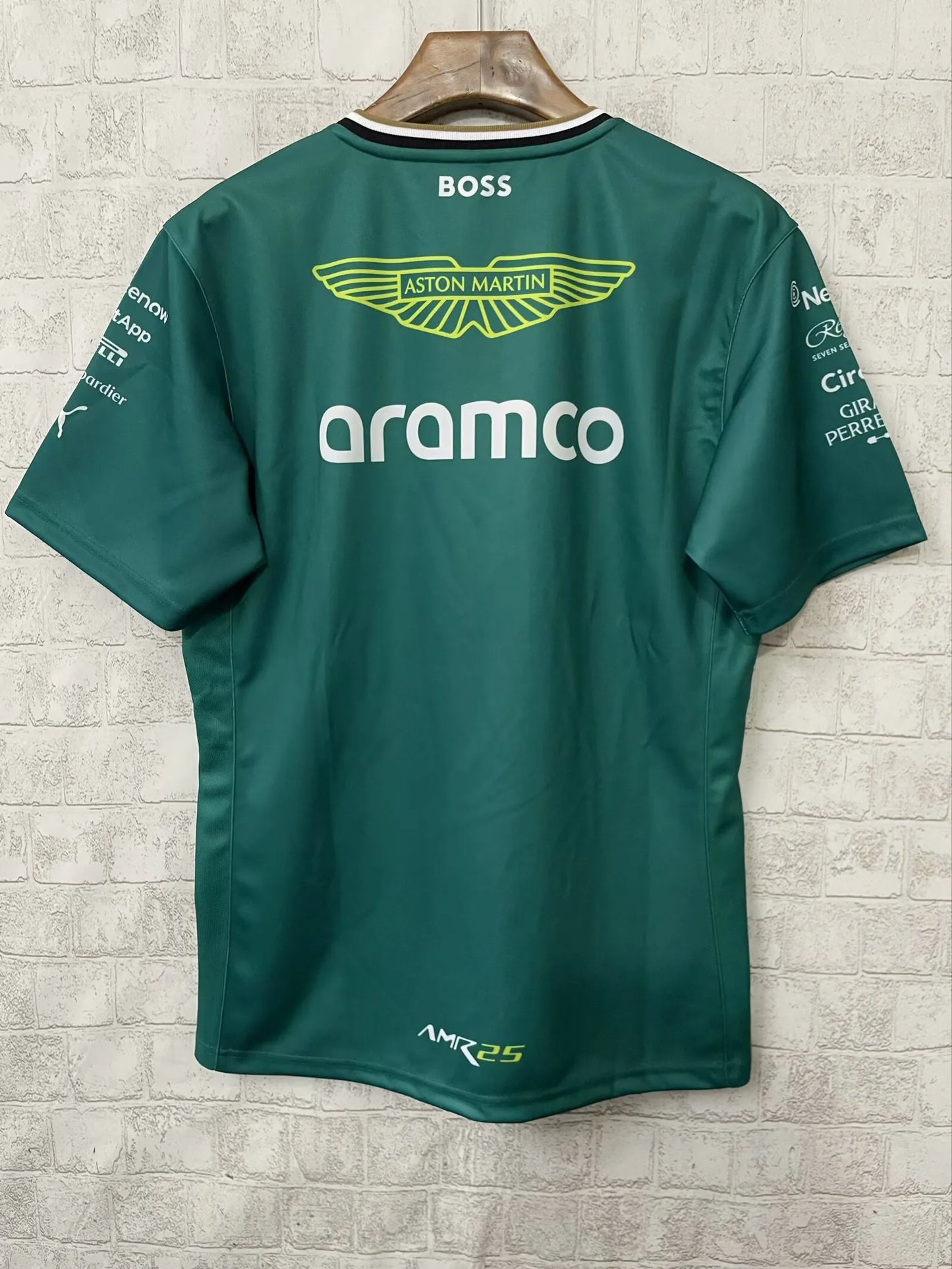 Aston Martin Round Collared Formula One Jersey 25