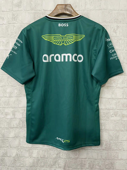 Aston Martin Round Collared Formula One Jersey 25