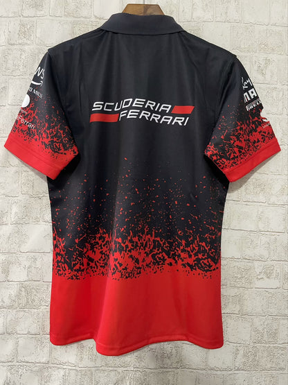 F1 Ferrari Red & Black Racing jersey 25