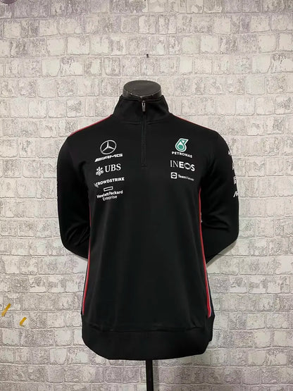 Mercedes Black Formula One Quarter Zip 21/22