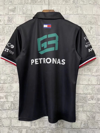 F1 Royal Blue #65 Collared Racing Shirt